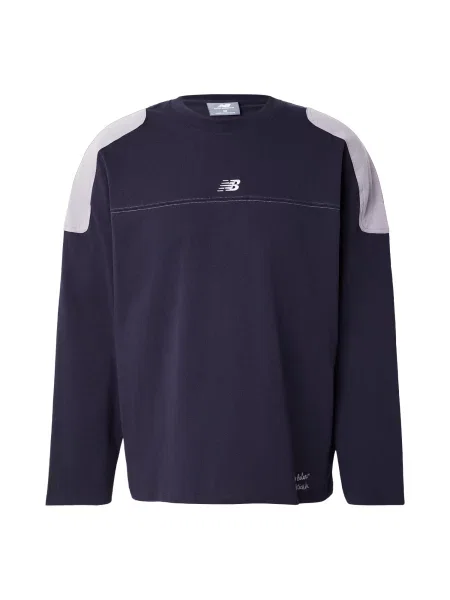 New balance Tricou albastru închis / mov liliachiu alb