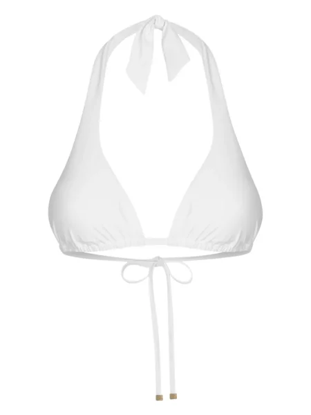 Bikini Dolce & Gabbana cu gât halter alb