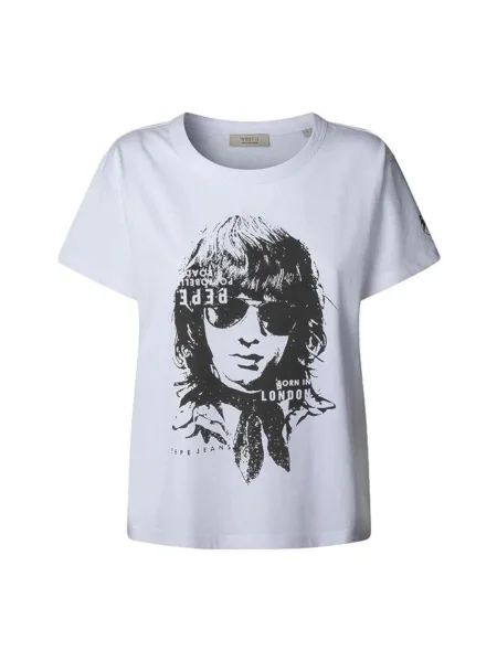 Tricou Pepe Jeans alb