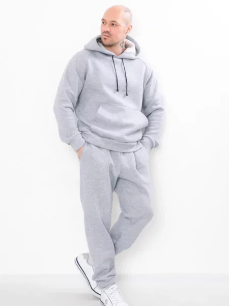 Носи своє Спортивний костюм Бавовна/поліестер сірий
