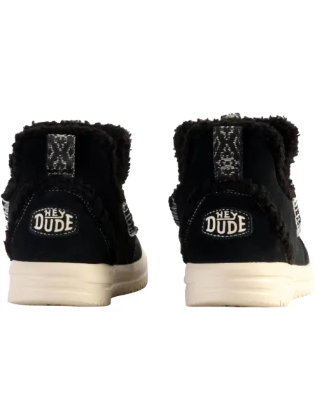 Pantofi Heydude din piele de căprioară negru