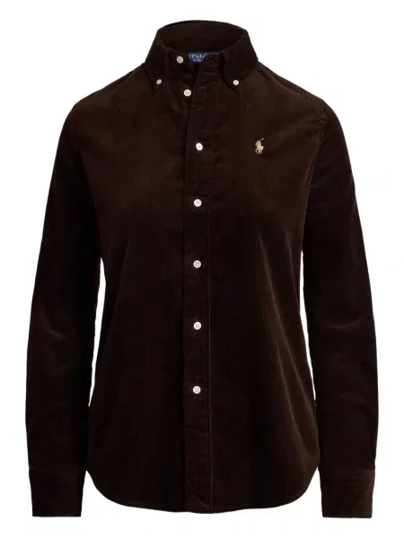 Căciulă Polo Ralph Lauren cu broderie cu dungi cowboy roșu