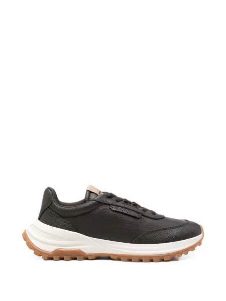 Sneakerși Emporio Armani maro