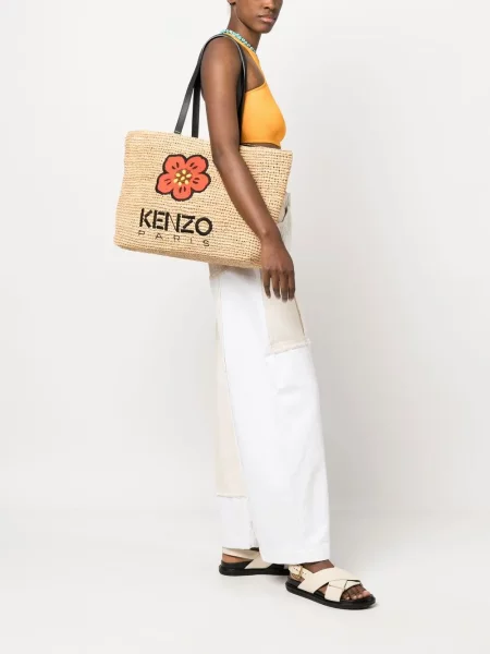Geantă shopper Kenzo cu model floral