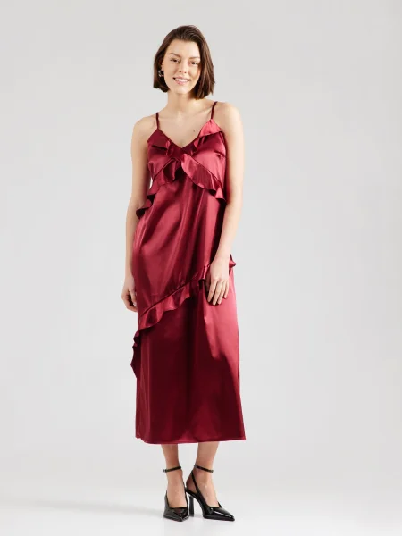 OBJECT Rochie de cocktail OBJSALLY vin roșu