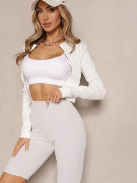 Pantaloni scurți deschis gri