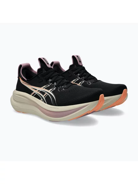 Încălțăminte de alergare pentru femei ASICS Gel-Nimbus 28 black/taro purple negru