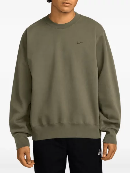 Hanorac Nike cu broderie alergare verde
