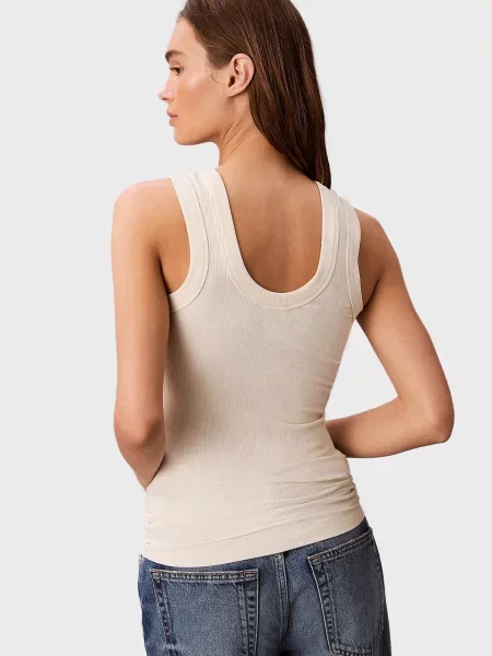 Майка Calvin Klein Jeans з модала біла