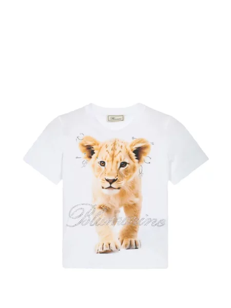 Tricou Blumarine cu imagine alb