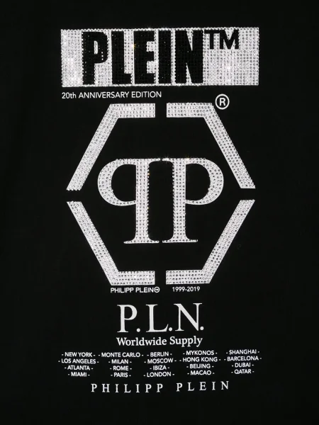 Koszulka dziecięca Philipp Plein czarna