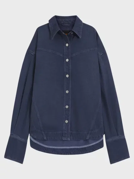 Рубашка Boss синяя