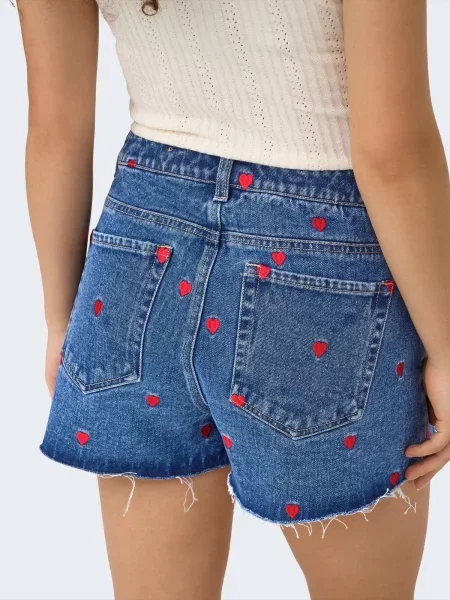 ONLY Jeans ONLTEXAS albastru denim roșu