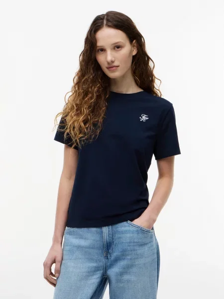 TOMMY HILFIGER Tricou închis albastru