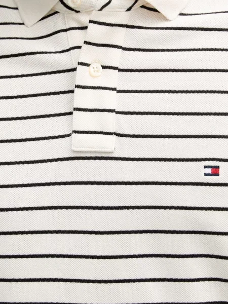 Tommy Hilfiger тениска с яка мъжка от с бежово