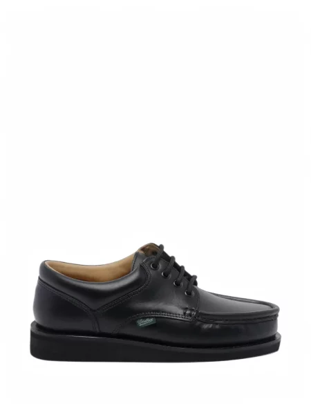 Pantofi derby Paraboot cu șireturi din dantelă negru