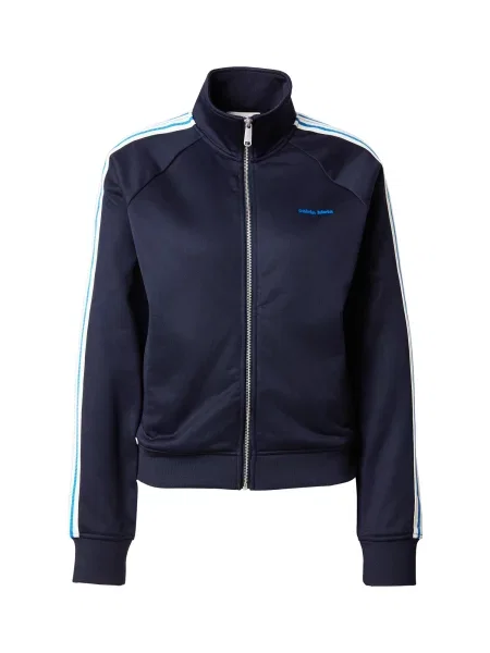 Calvin Klein Jeans Hanorac HIGH SHINE FRENCH azur / albastru închis alb