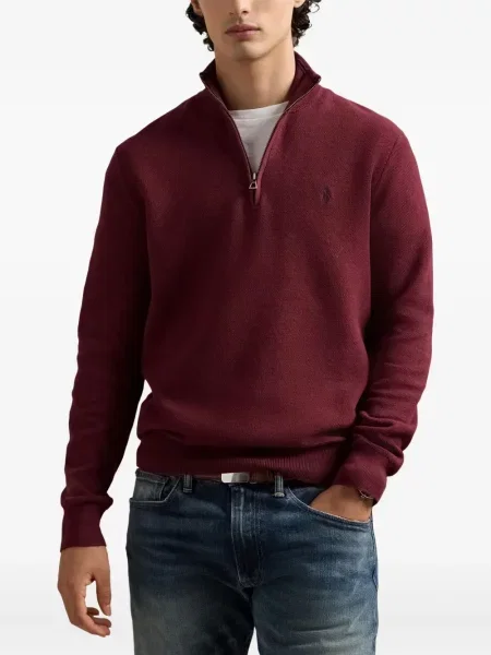 Μικρός κασκέτο Polo Ralph Lauren με χαμηλή μέση υφαίνω διαγωνίως πράσινο