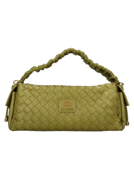 Torba La Carrie skórzana zielona