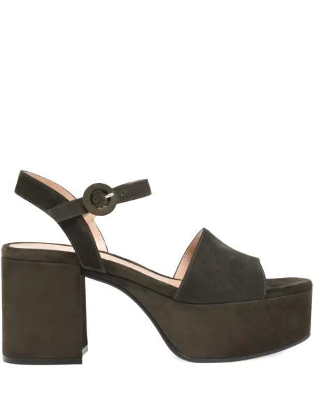 Sandale Gianvito Rossi din piele verde
