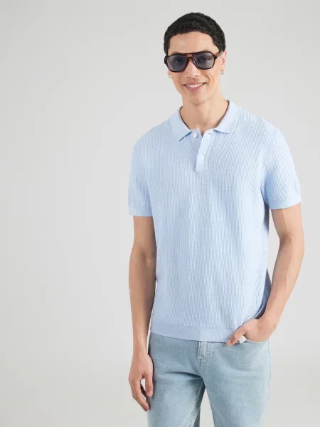 NOWADAYS Tricou Racket deschis albastru