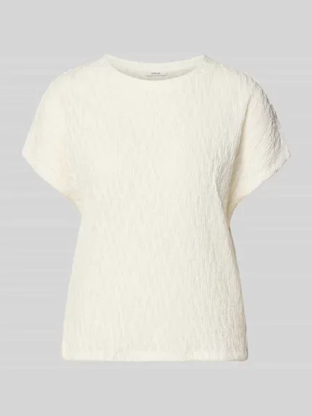 T-shirt we wzór na całej powierzchni model Sistruk' Opus biała