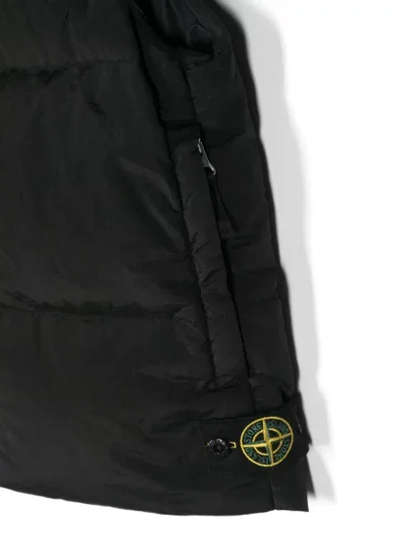 Dětska vesta Stone Island černá