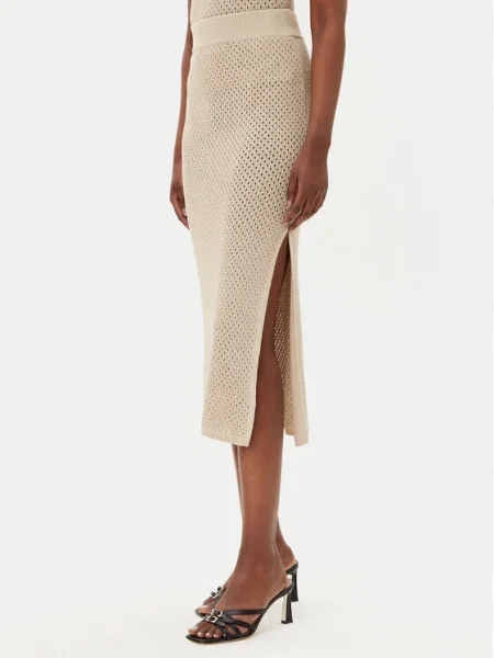 Marella Fustă tip creion bej