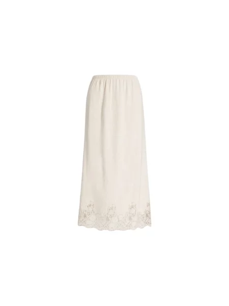 Spódnica midi Alberta Ferretti beżowa