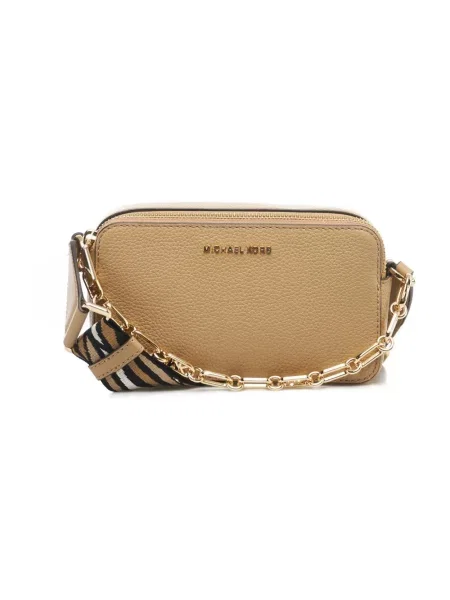 Torebka Michael Kors skórzana beżowa
