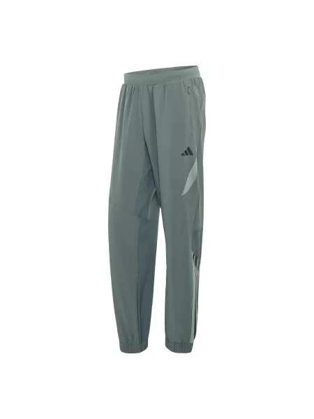 ADIDAS PERFORMANCE Sportske hlače Essentials pastelno zelena / svijetlozelena crna