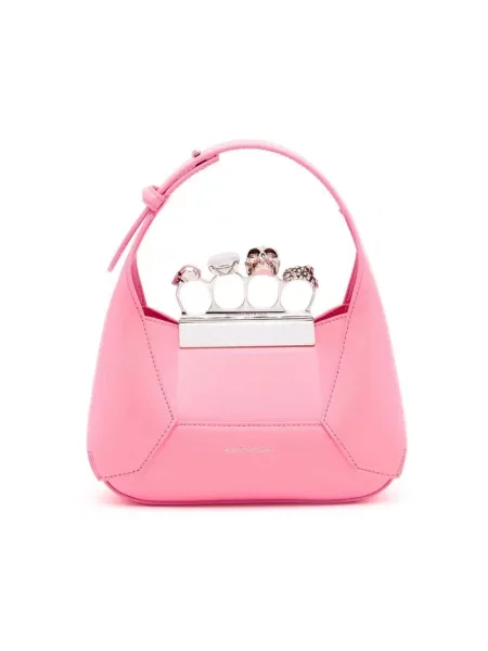 Torebka hobo Alexander Mcqueen różowa