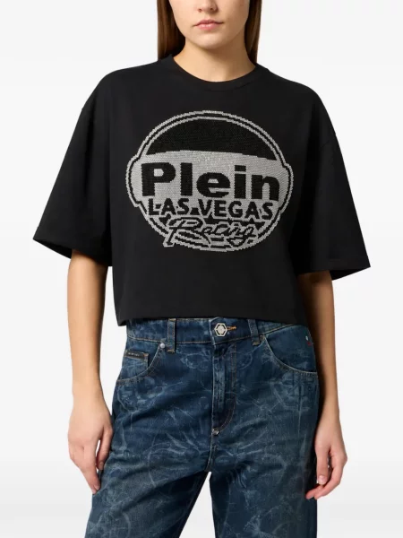 Decupat tricou Philipp Plein negru