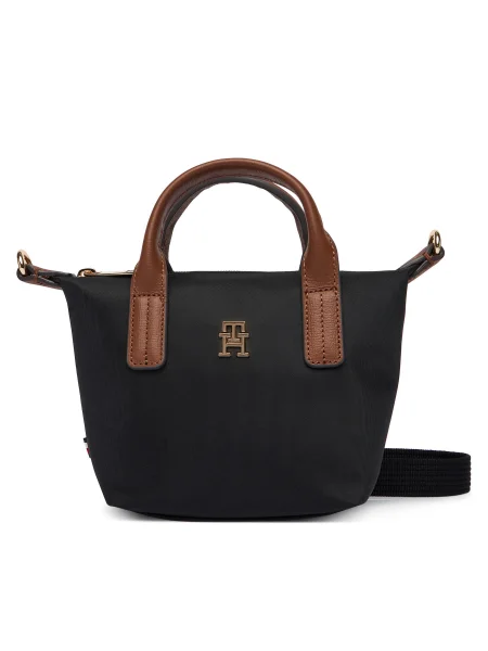 Geantă shopper Tommy Hilfiger negru