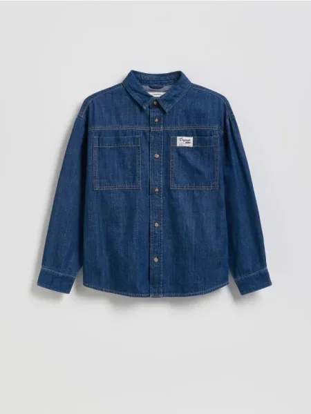 Reserved Cămaşă de blugi bleumarin