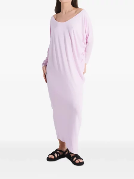 Rochie maxi Tessitura Body Couture drapată roz