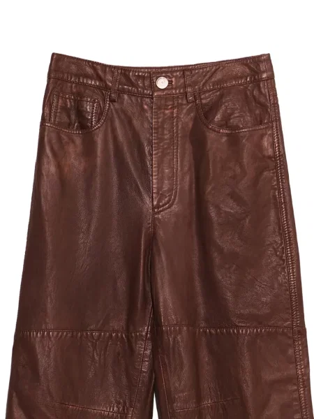 Pantaloni Bimba Y Lola din piele maro