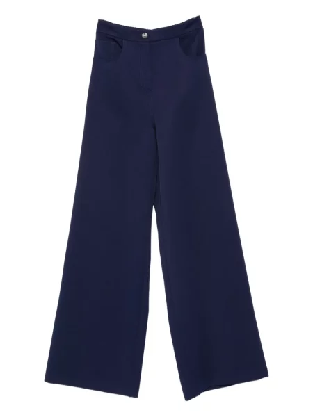 Pantaloni Patrizia Pepe albastru