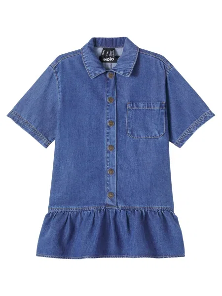 Gyerek denim ruha Molo kék