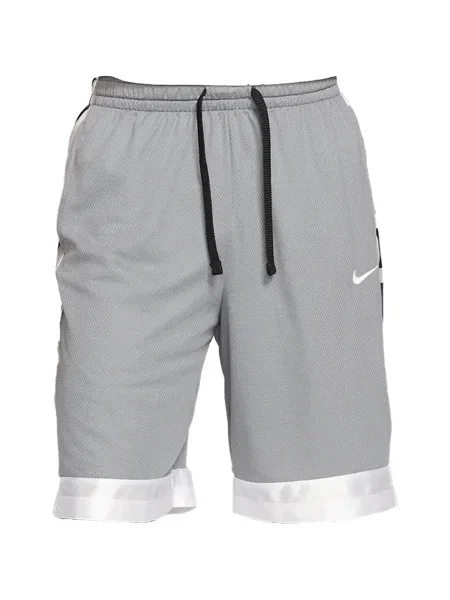 Prugasta vesta Nike s okruglim izrezom od flisa crvena