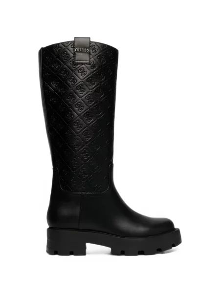 Botine Guess din piele negru