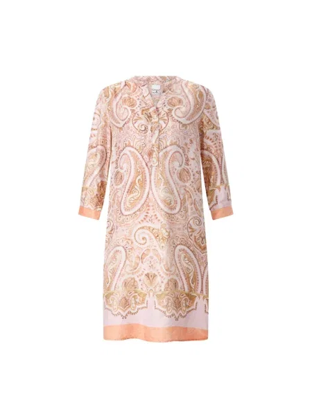 Sukienka koszulowa Emily Van Den Bergh pomarańczowa