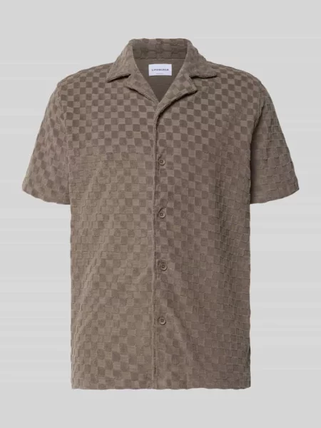 Koszula casual z kołnierzem rewersowym krój regular fit Lindbergh