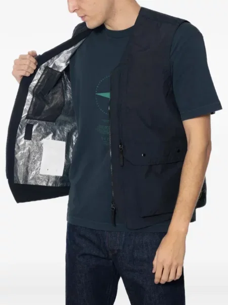 Vestă Stone Island cu strasuri albastru