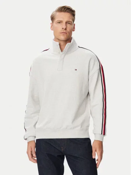 Mikina Tommy Hilfiger šedá