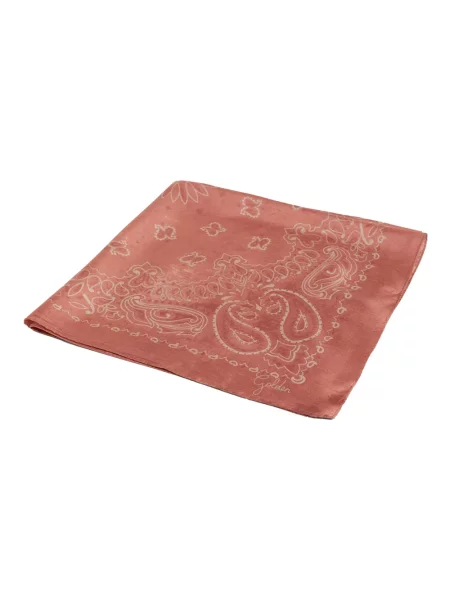Szal Golden Goose z wzorem paisley różowa