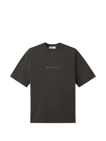 Tricou Stone Island din jerseu cu strasuri gri