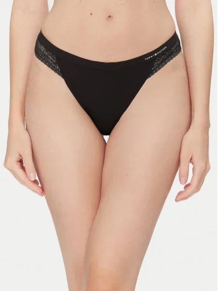 Tommy Hilfiger Chilot tanga negru
