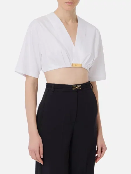 Блуза Elisabetta Franchi біла