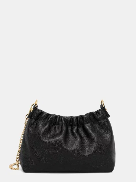 Usnjena večerna torbica Answear.LAB črna